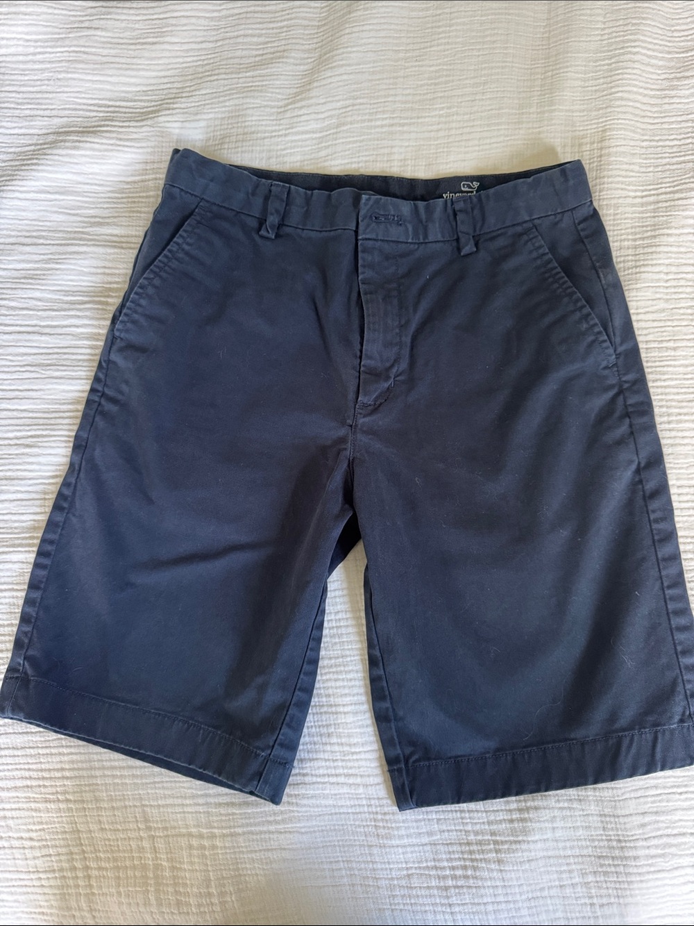 Vineyard vines boys chino shorts navy, 14